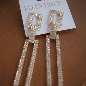 Gold Ellen Tracy Earrings